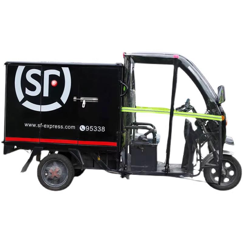 Electric Tricycle Weather Canopy: Transparent Windshield and Rain Curtain for Warmth and Protection