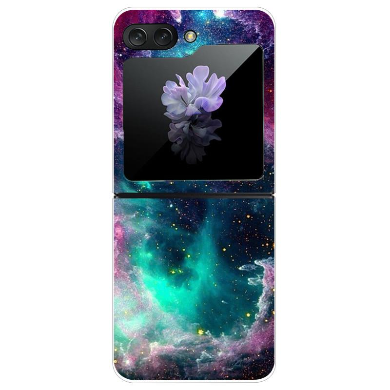Für Samsung Galaxy Z Flip5 Hülle Harte PC-Handy-Rückabdeckung für Samsung Galaxy Z Flip 5 5G Hüllen 6,7'' ZFlip5 Niedliche Katze Funda Schale