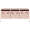Pink Coffee Table 101.5 x 50 x 43.5 cm Cold Rolled Steel