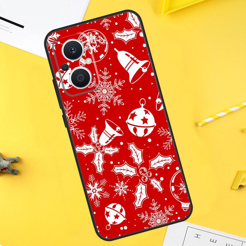 Christmas Santas seamless Deer For OPPO Reno 2Z 4Z 5Z 8T 4 5 6 7 8 Lite 10 Pro OPPO Find X5 X6 Pro X2 Lite X3 Neo Case