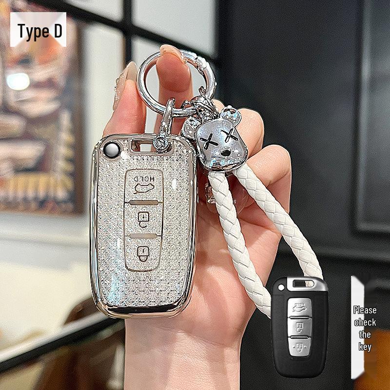 Beijing Hyundai Car Key Case for Reina, Sonata, Elantra, ix35, Langdong, Tucson, Yixing