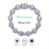 All Mozambique New Sunflower Moissanite Women's Bracelet 925 Silver Diamond Jewelry Moissanite Diamond Women's Bracelet