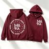 Autumn Men's Women's Hoodies Letter Maka Graphics Printing Unisex Fashion Pullover Long Sleeves Loose Casual Vintage Sweatshirts
