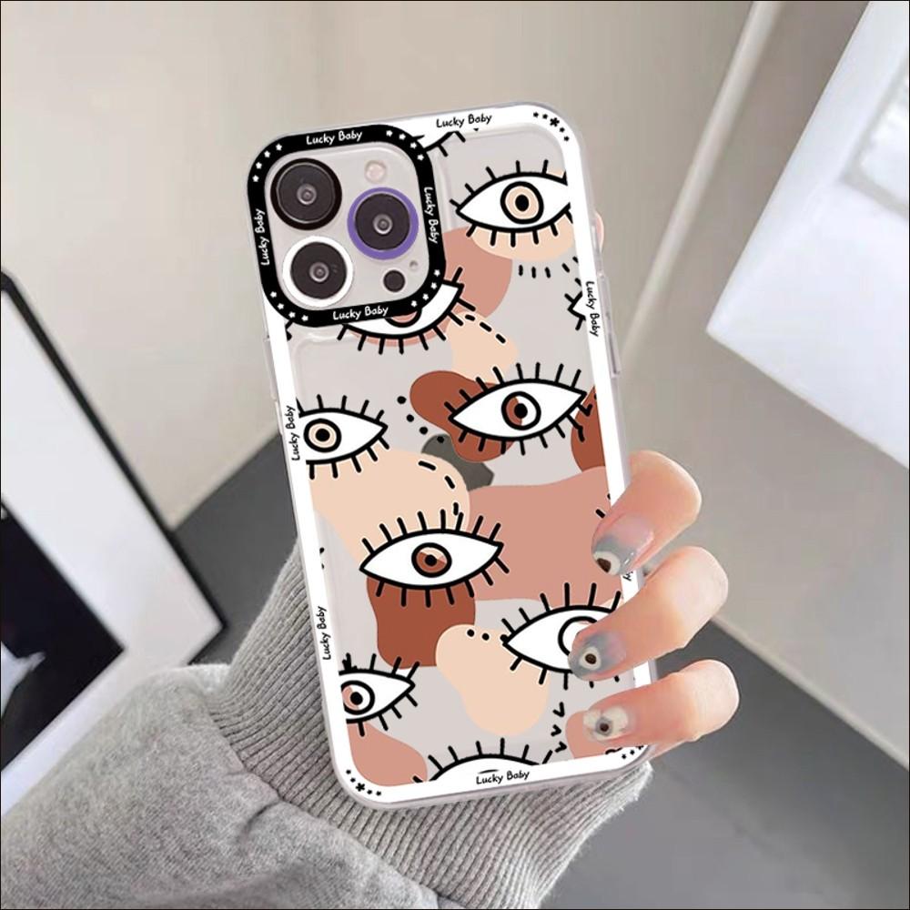 Funny Turkish Lucky Blue Evil Eye Phone Case For iPhone 11 12 13 mini pro XS MAX 8 7 6 6S Plus X 5S SE 2020 XR clear case