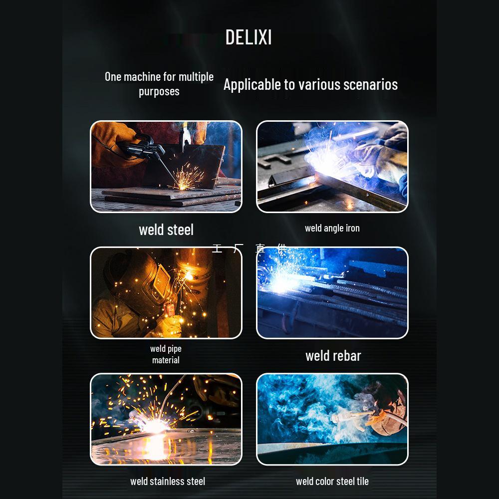 Delixi 315/400 Industrial Welder, Dual Voltage 220V/380V, Small All-Copper Automatic for Household & Industrial Use