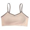 Youth Wireless Strapless Sports Tank - Contrast Color, Comfortable Fit