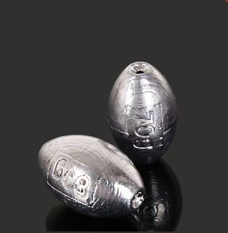 Outdoor Fishing Lead Sinker: Hollow Plastic Core, Line-Safe, Electrolytic Scale Lead Tackle Accessories.