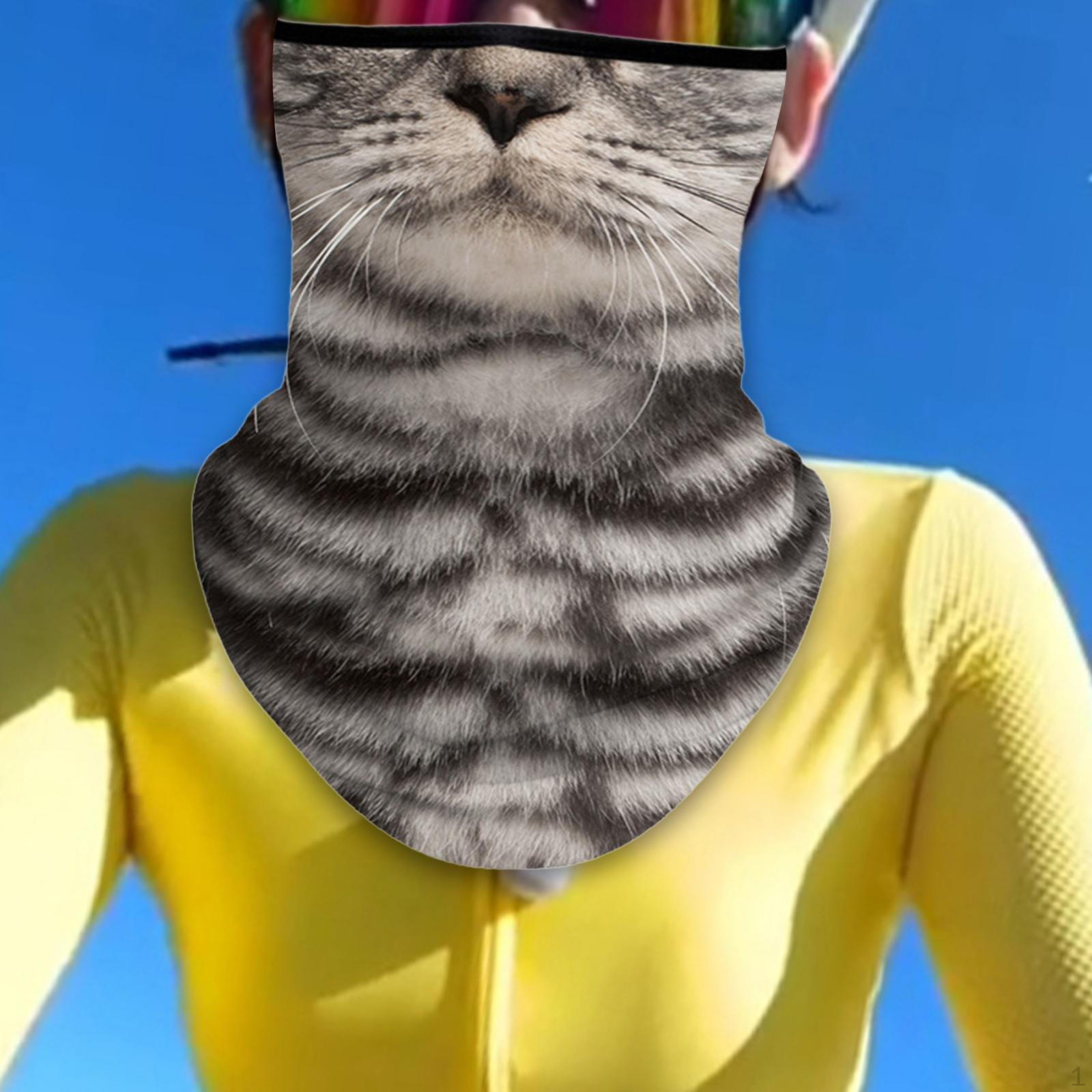 

Шарф-бандана з дихаючим малюнком кошенят 9,4x13,4 дюйма для дорослих і Style C