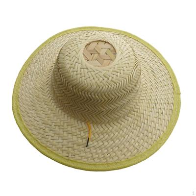 Bamboo Braided Hat DIY Crafting Sunhat Fishing for Beach Summer Adults