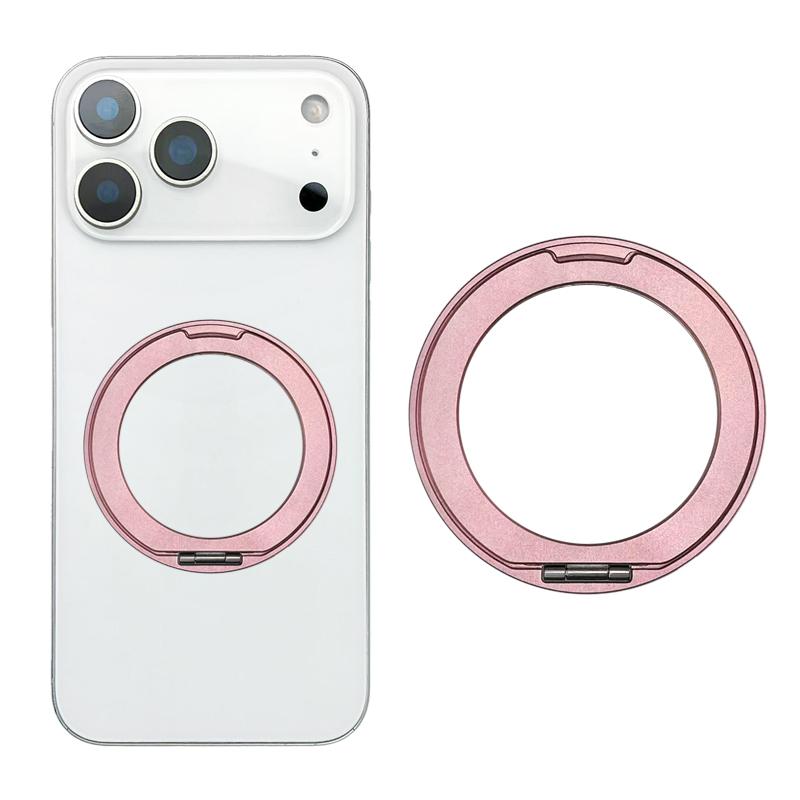 Magnetický držák kroužku pro Magsafe iPhone 17 Pro Max 17E 16E 16 Plus 15 14 13 12 11 Xs Mag Safe 360° otočný držák Příslušenství k pouzdru na telefon