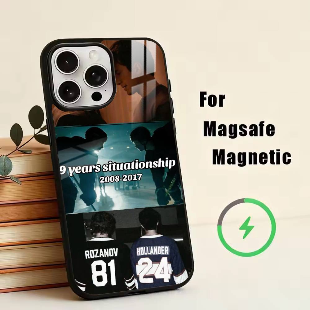 

H-Heated R-Rivalry Phone Case For iPhone17,16,15,14,13,12,11 Plus,Pro Magnetic For Magsafe Wireless Charging iPhone17