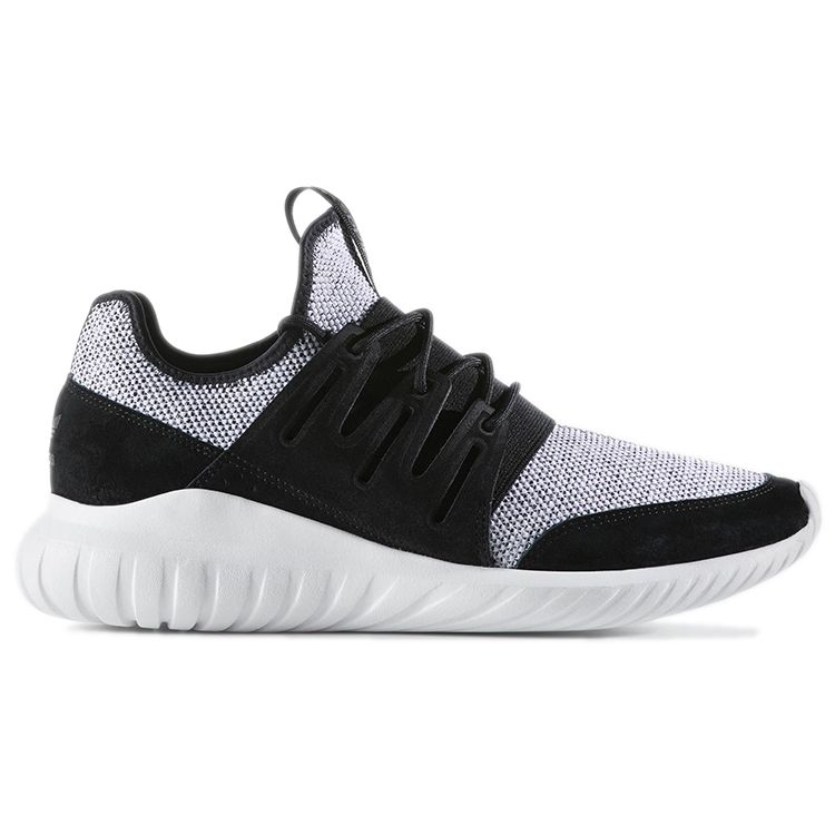 Adidas Tubular Radial Black Unisex Sneakers White CQ1410
