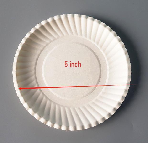 

Одноразовые белые тарелки для торта и вечеринки с приборами - Идеально подходят для закусок, сладостей и пикников