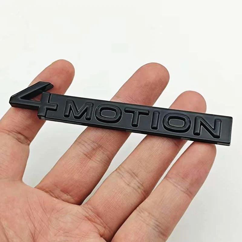 3D Metal 4MOTION Car Rear Trunk Emblem Badge Sticker For VW Volkswagen Golf Passat Tiguan Touareg Auto Styling Accessories LL6