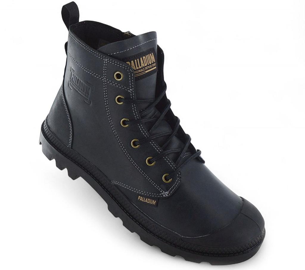 Palladium Pampa ZIP LTH Skóra Legacy - Męskie buty botki czarne 79502-008-M ORYGINALNE