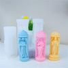 Religion Shape Candle Molds Casting Molds Silicone Mould Ornament Plasters Molds 3D Woman Epoxy Resin Molds