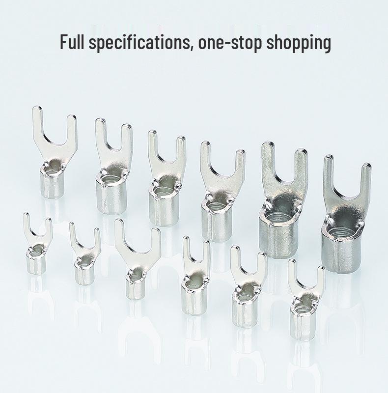 Kaisheng Fork Type Copper Cold Crimp Terminal Y Type (SNB1.25-3/4/5/6/8)