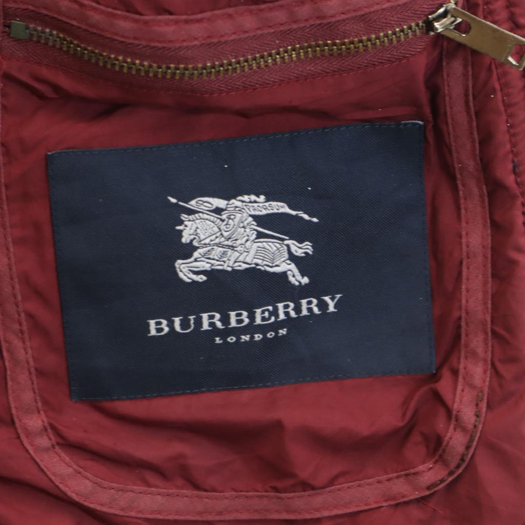 Burberry Quilted Jacket M Red Series Men's Used