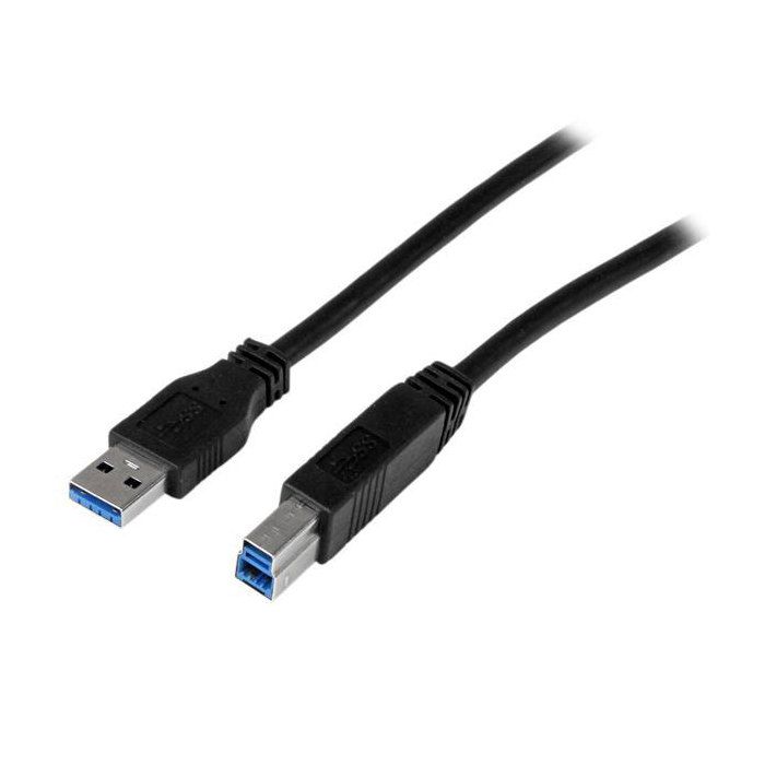 Câble Certifié USB 3.0 A vers B - STARTECH.COM - 1 m - Noir