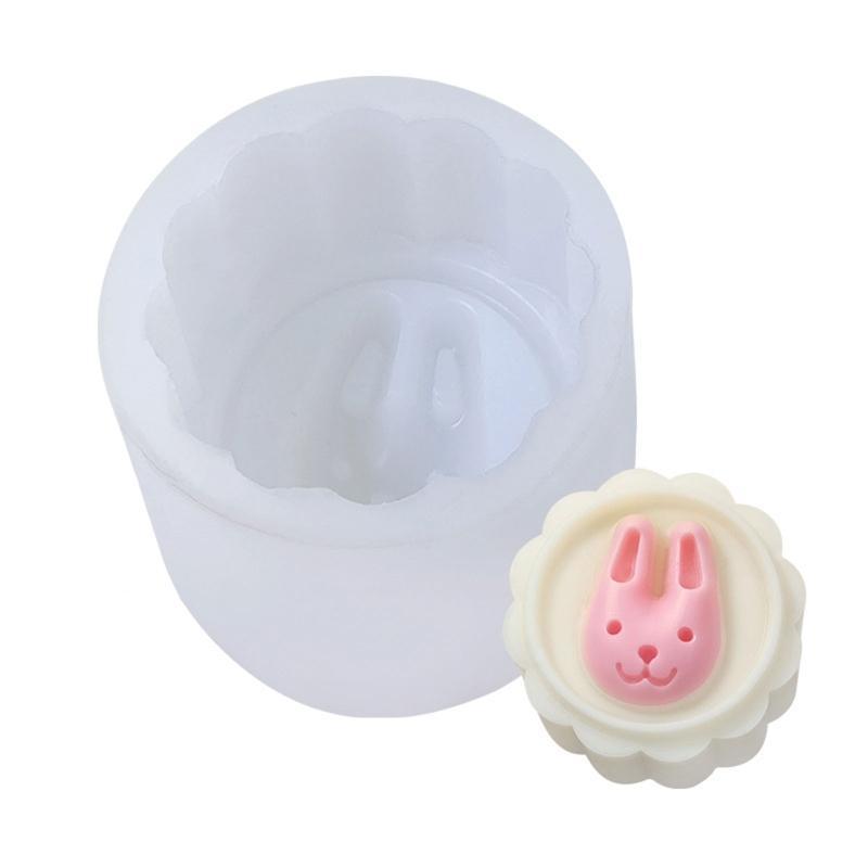 Cartoon Silicone Mooncake Moulds Dessert Mould Kitchen Molds Mold