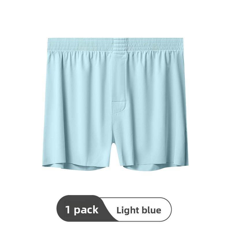 Men's Summer Ultra Thin Ice Silk Loose Breathable No Trace Four Corners Underwear