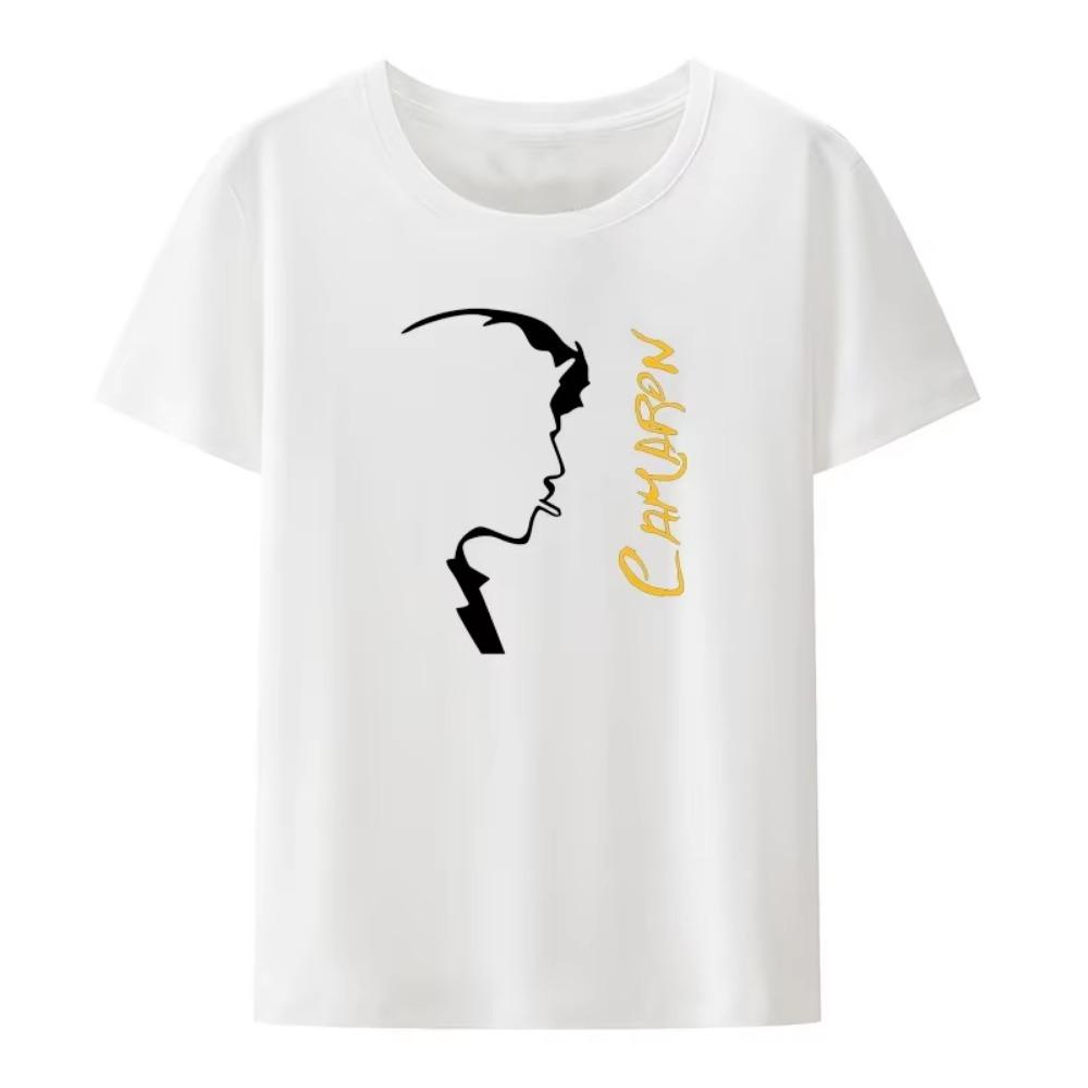 Classic Camarón De La Isla Print T Shirt Retro Men Women Short Sleeve Loose Breathable Camisetas Humor Style Fashion Casual Tops