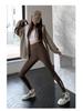 2025 Women's Plus Size Tummy Control Fleece-Lined Yoga Pants - Butt Lifting, Tight Fit for Autumn/Winter