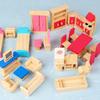 1:12 Model Bedroom Living Room Furniture Wooden Closet Bed Table Micro Landscape Dollhouse Decor Ball Joint Dolls Accs