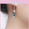 Drop Water Oval Shaped Eardrop Jewelry Women Fashion Earrings Lightweight Gift