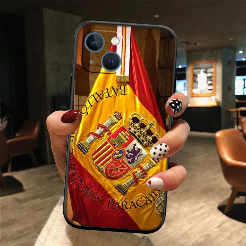 IK61 Spain Flag New High-End Shell Phone Case for iPhone SE X XS XR 16E 17 11 Pro Max 8 7 6 6s Plus Air