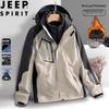 JEEP SPIRIT Men's Hooded Outdoor Windproof Jacket