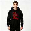 Men's Pullover Hoodie Casual Long Sleeve No Risk No Story Graphic Print Loose Fit Sweatshirt for Daily Wear