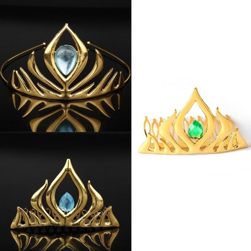Kronen Kristall Tiaras Handgefertigt Cosplay Tiaras Stirnbänder Haarreif für Maskeraden