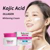 80ml Collagen Acid Cream, Brightening & Spot-Fading Essence, Anti-Wrinkle & Whitening Moisturizer, N