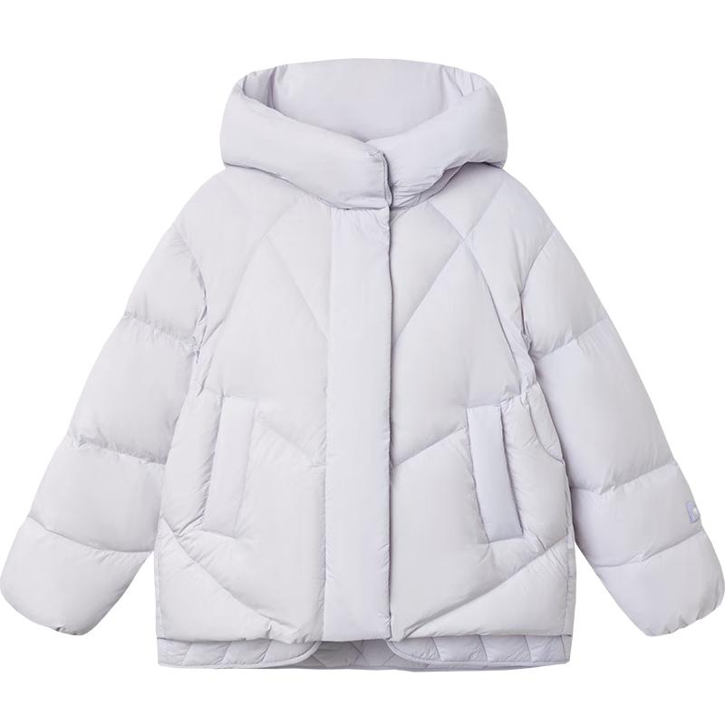 Balabala Girls' Faux 2-Piece Winter Down Jacket