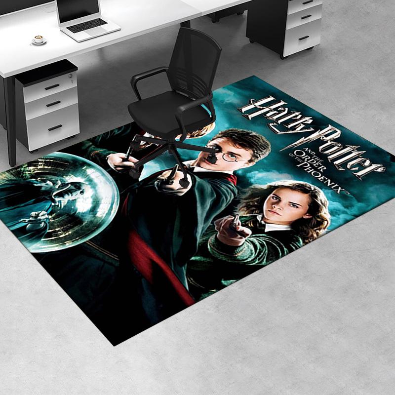 

Harry Potter and the Order of the Phoenix Movie Poster Print Office Mat Home Decor Office Desk Chair Rugs Chair Carpet for office Chair Mat 60cm by 90cm