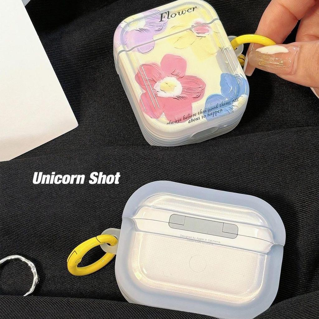 Oil Painting Floral Protective Soft Case for Apple AirPods 1/3/4/5