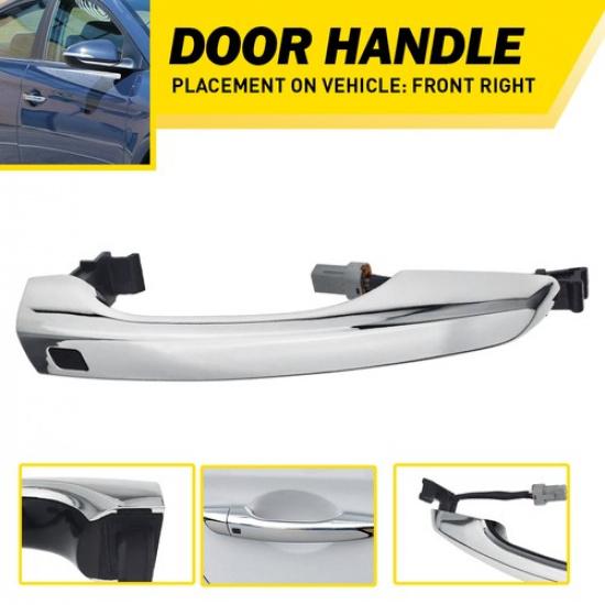 Front Right Handle Door Outside 2017- For Hyundai Smart Sedan Elantra W/ Key