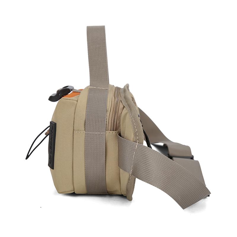 Unisex Crossbody Bag – Korean Minimalist Design Compartment with Water Bottle Holder for Hiking Climbing