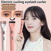 1 Stück tragbarer USB-Lade-Drei-Geschwindigkeits-Heiztemperatur elektrischer Wimpernzange Wimpernzange langanhaltende Formung Lockenwickler