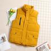 Men's and Women's Down Cotton Vests Autumn and Winter Group Vest Vest Vest Jacket