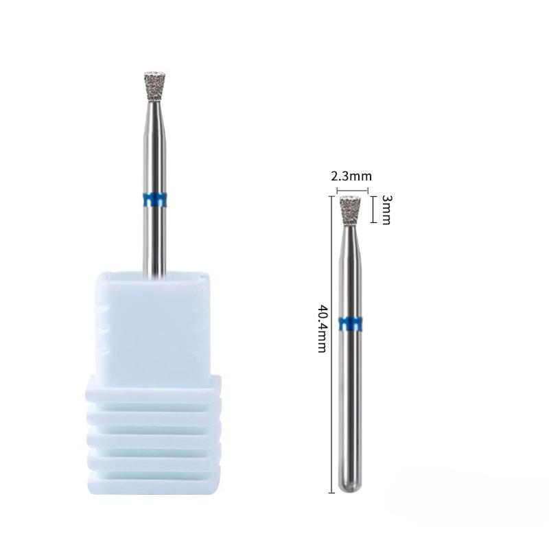 1Pc Diamond Nail Drill Bit Milling Cutter For Cuticle Clean Gel Overflow Removal Manicure Pedicure Tool