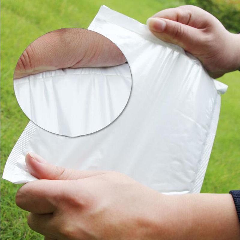 50Pcs Bubble Mailers White Poly Bubble Mailer Self Seal Padded Gift Bag Packaging Envelope Bags Book Shipping Package Bag