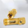 DN15DN20 Balancing Valve Spring Flow Meter, Brass Flow Readout 1-3.5 L/min 2-8 L/min Sight Glass Control Valve Brass Flow Meter