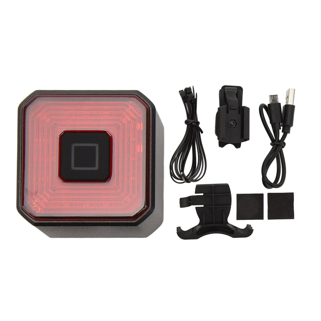 Bike Tail Light 6 Modes USB Rechargeable IPX4 Waterproof Ultra Bright Red LED Warning Bicycle Back Light for Cycling