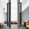 Moderne minimalistische Schiebetür aus gehärtetem Glas