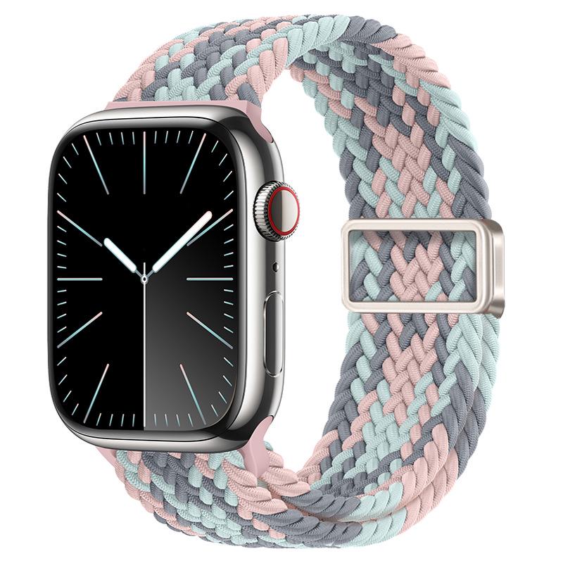 Magnetic Buckle Nylon Elastic Woven Band for Apple Watch Series 1/2/11