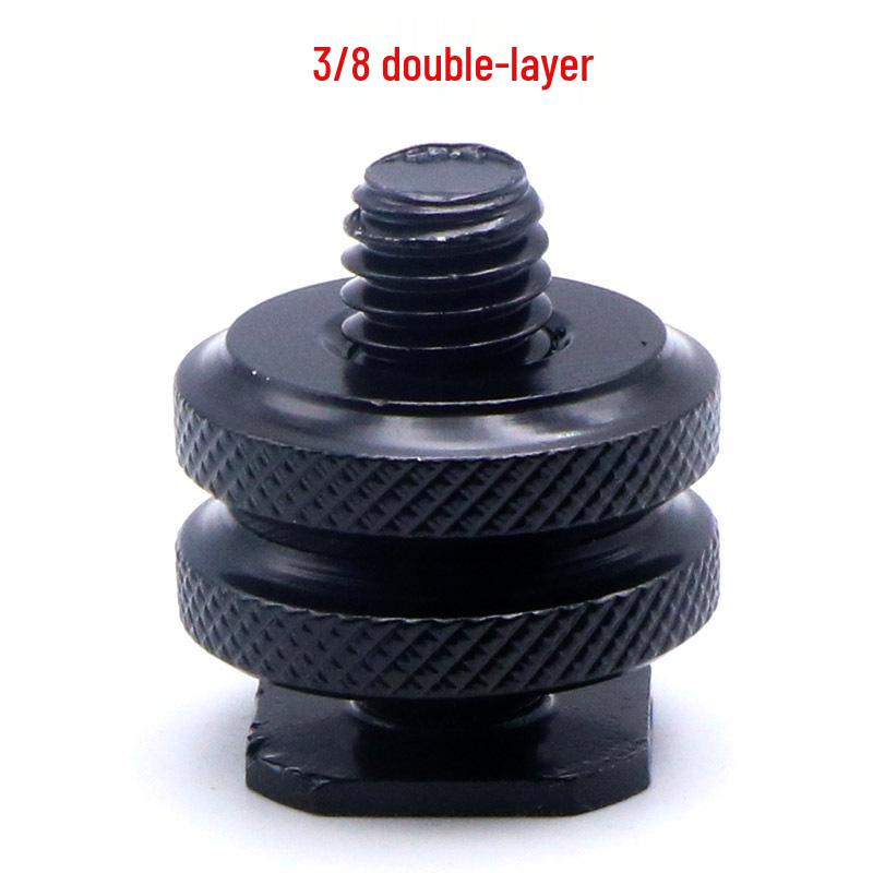 Kamera-Handy-Befestigungshalterung mit Blitzschuh (Heiß/Kalt), 1/4" Schraube Kugelkopf 3/8" Konvertierung für DSLR-Blitzschuh, 58