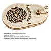 3D Visual Illusion Puzzle Toy DIY Handmade Mechanical Gear Turntable Educational STEM Toy Persistence of