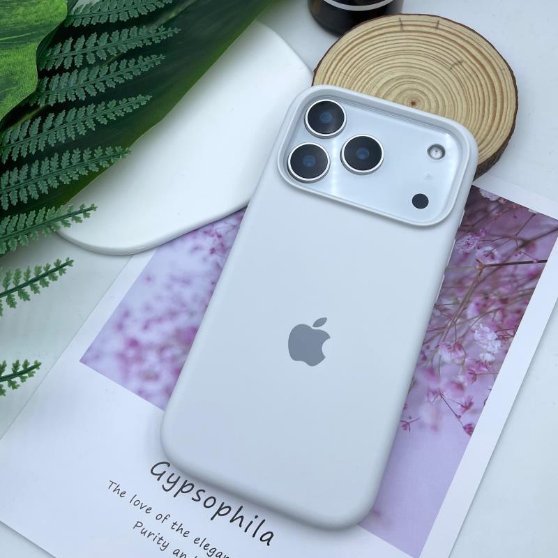 Flytende silikon telefondeksel for Apple iPhone 17 Pro Max - Ensfarvet Stor hull Støtsikkert Fullt dekkende På iPhone 16/15/14/13/12/11/Pro/Plus/17 Air